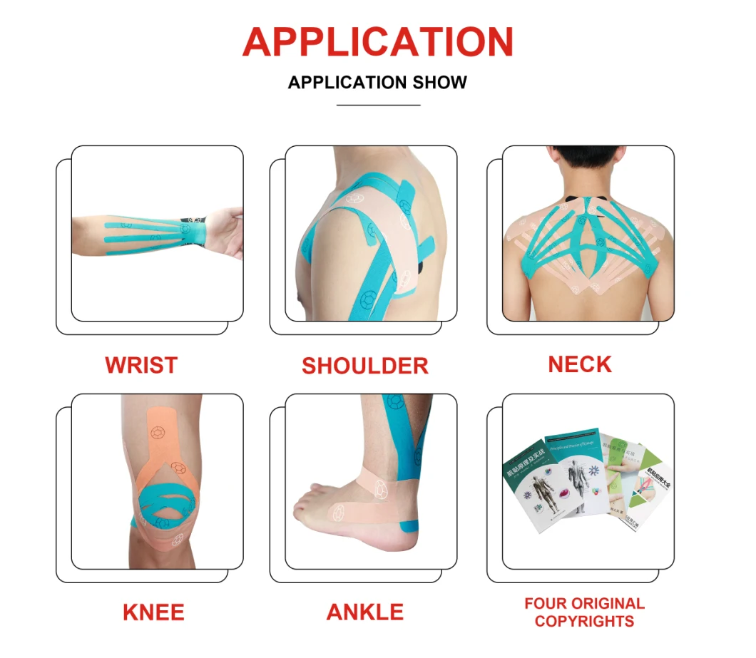 Kinesiology Sports Muscle Tape Avoid Hurt Releif Pain