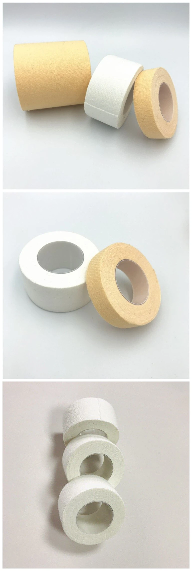 Zinc Oxide Cotton Soft Breathable Surgical Self Adhesive Medical Tape