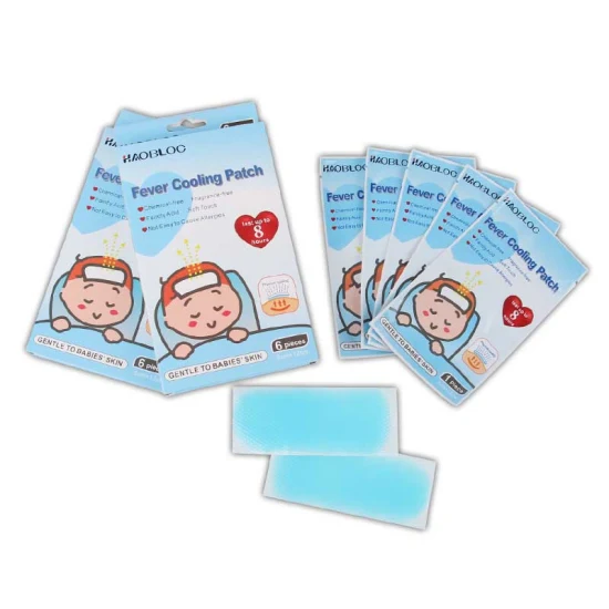 Wholesale Medical Hydrogel Fever Cooling Gel Patch for Baby Fever Cooling